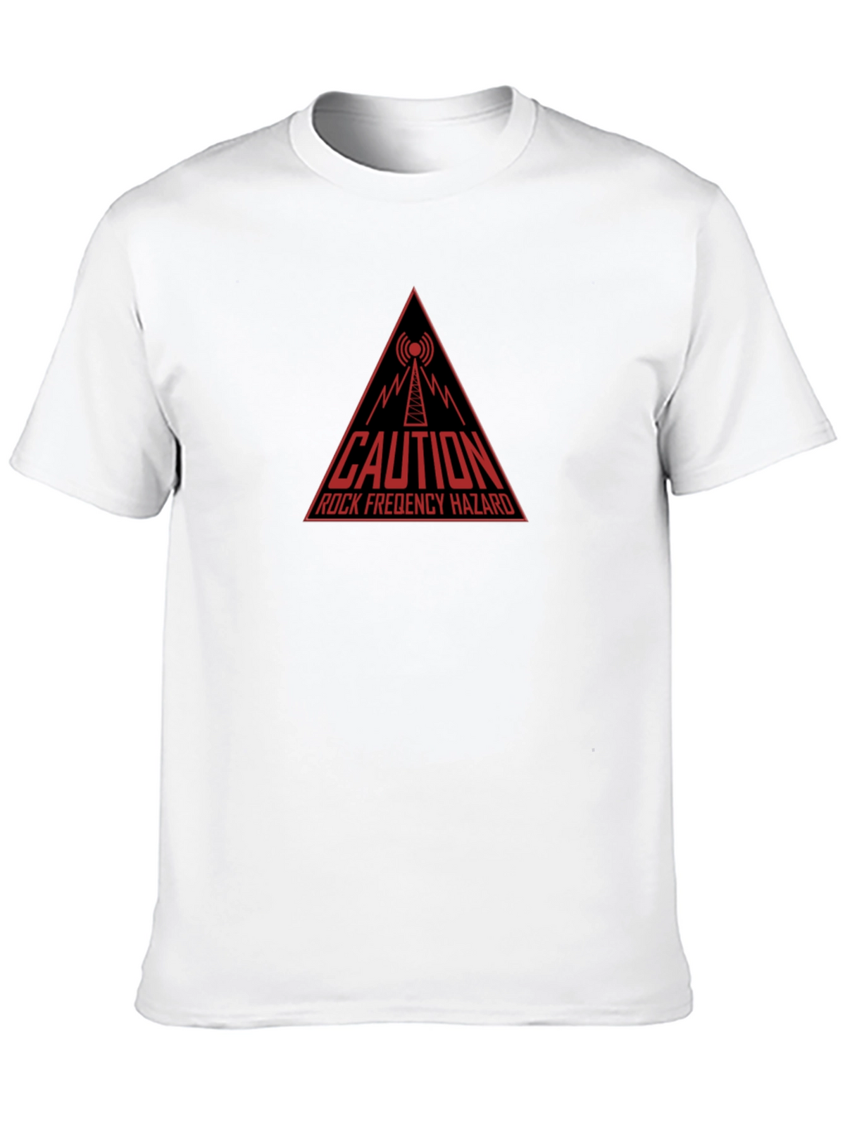 Caution Rock Frequency Hazard Graphic Tee