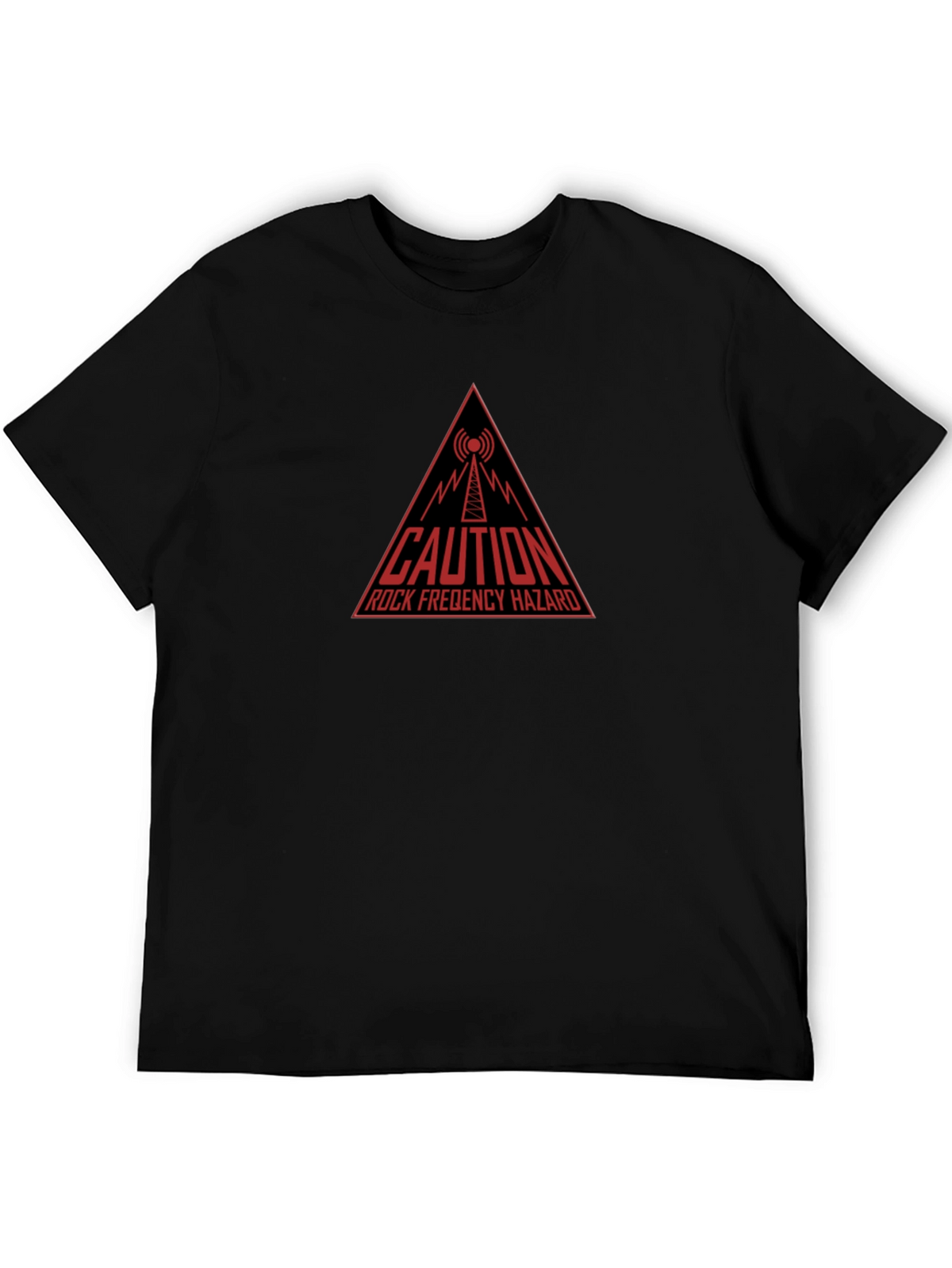 Caution Rock Frequency Hazard Graphic Tee