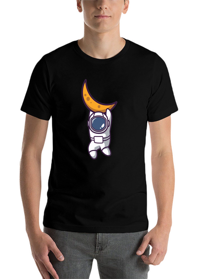 Astronaut Moon Graphic T-Shirt