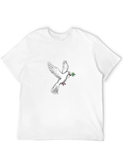 Peace Dove Graphic Tee - Black
