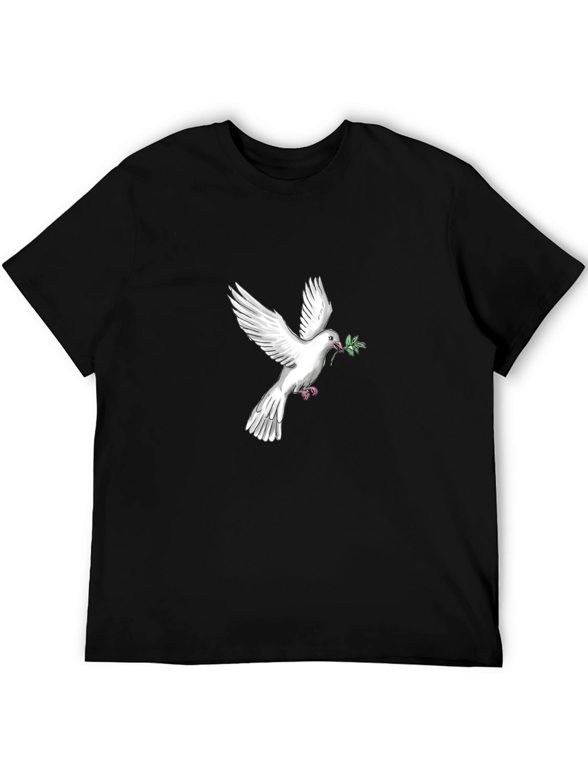 Peace Dove Graphic Tee - Black