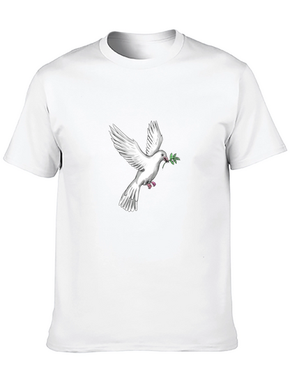 Peace Dove Graphic Tee - Black