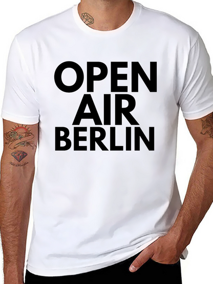 Open Air Berlin Graphic Tee - Stylish Mens T-Shirt