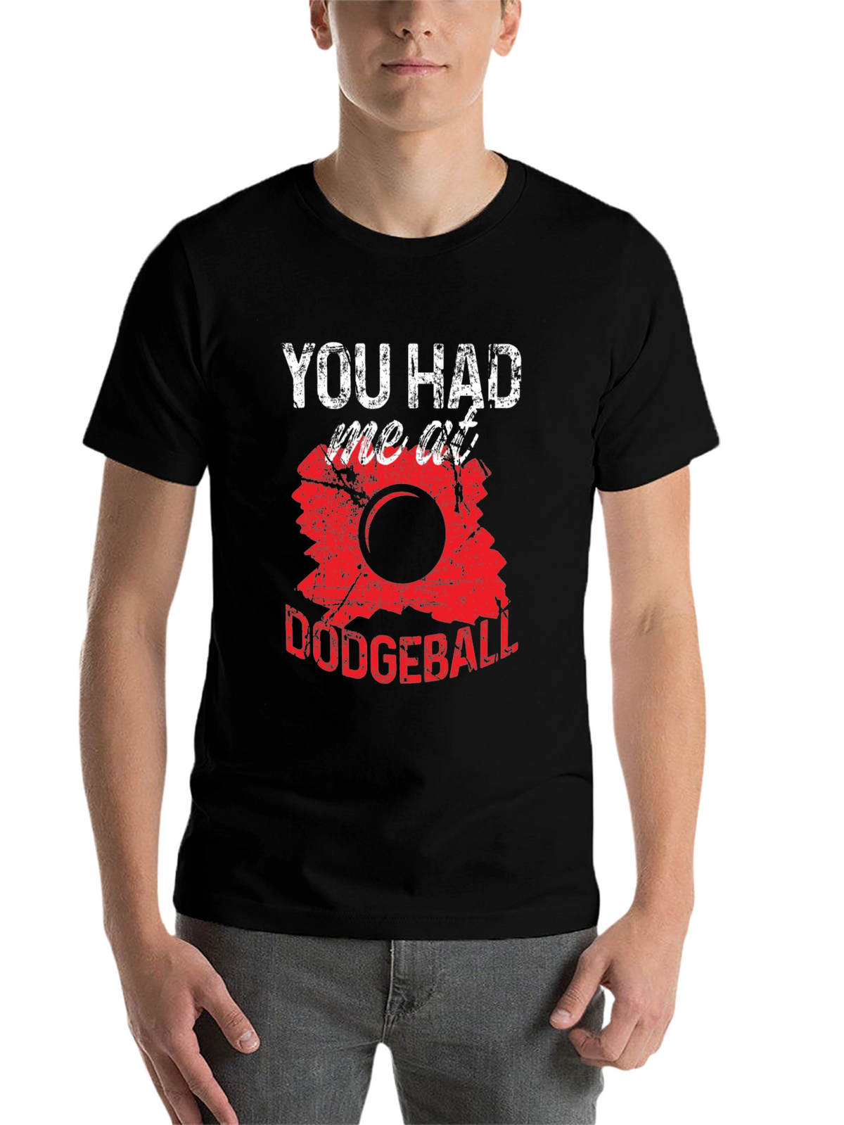 Funny Dodgeball T-Shirt - You Had Me At Dodgeball