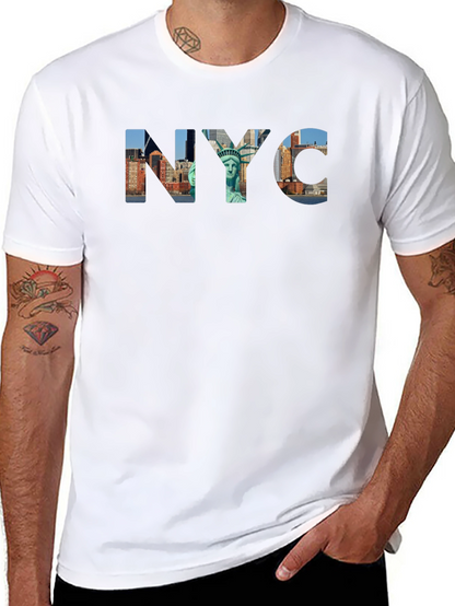 NYC Skyline Black Graphic T-Shirt