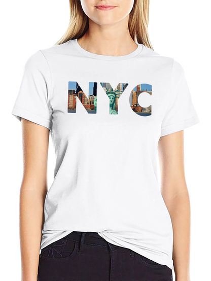 NYC Skyline Black Graphic T-Shirt