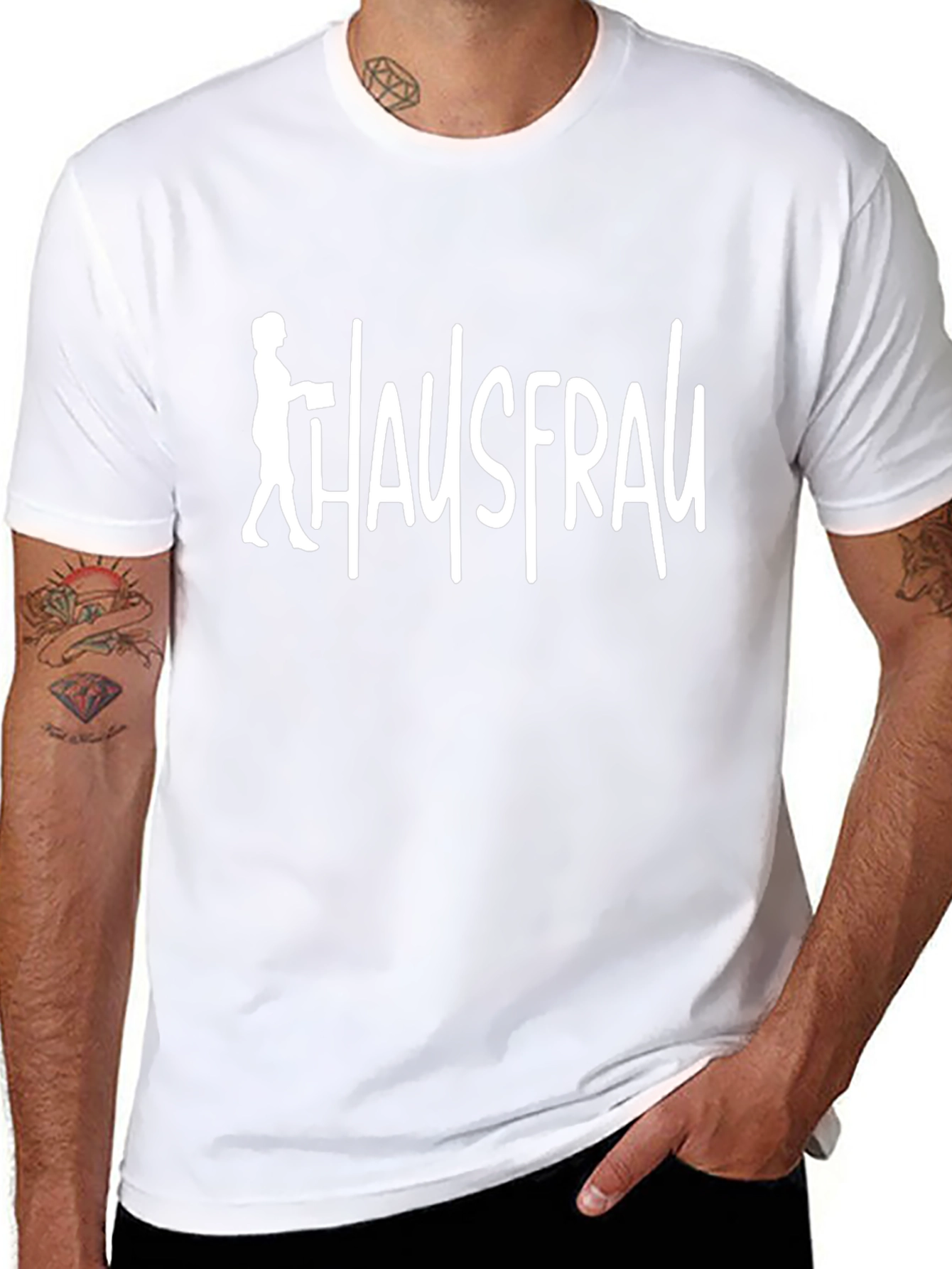 Hausfrau Graphic Tee - Novelty T-Shirt
