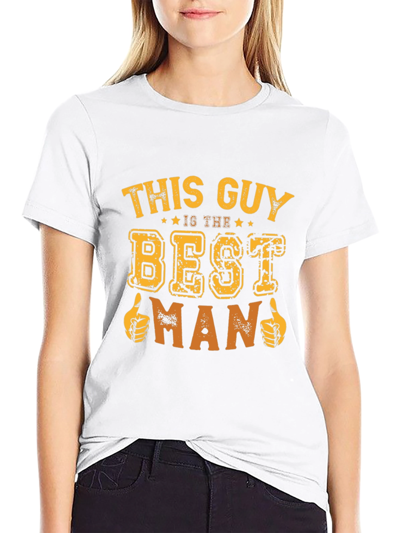 Best Man T-Shirt Funny Wedding Party Tee