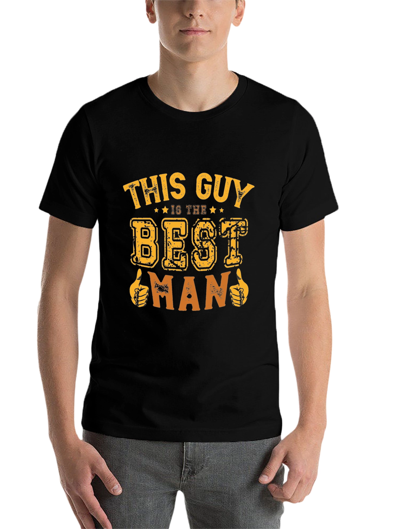 Best Man T-Shirt Funny Wedding Party Tee