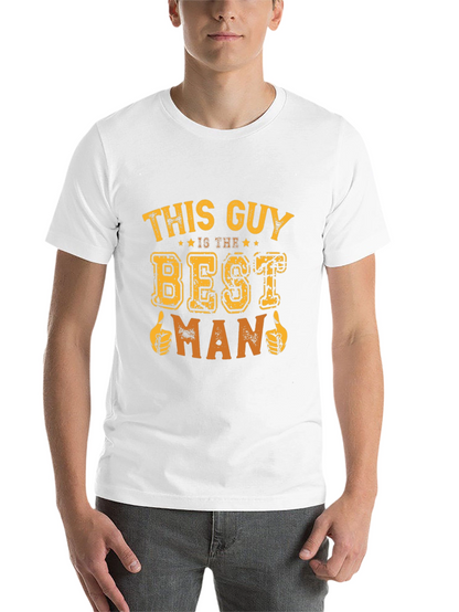 Best Man T-Shirt Funny Wedding Party Tee