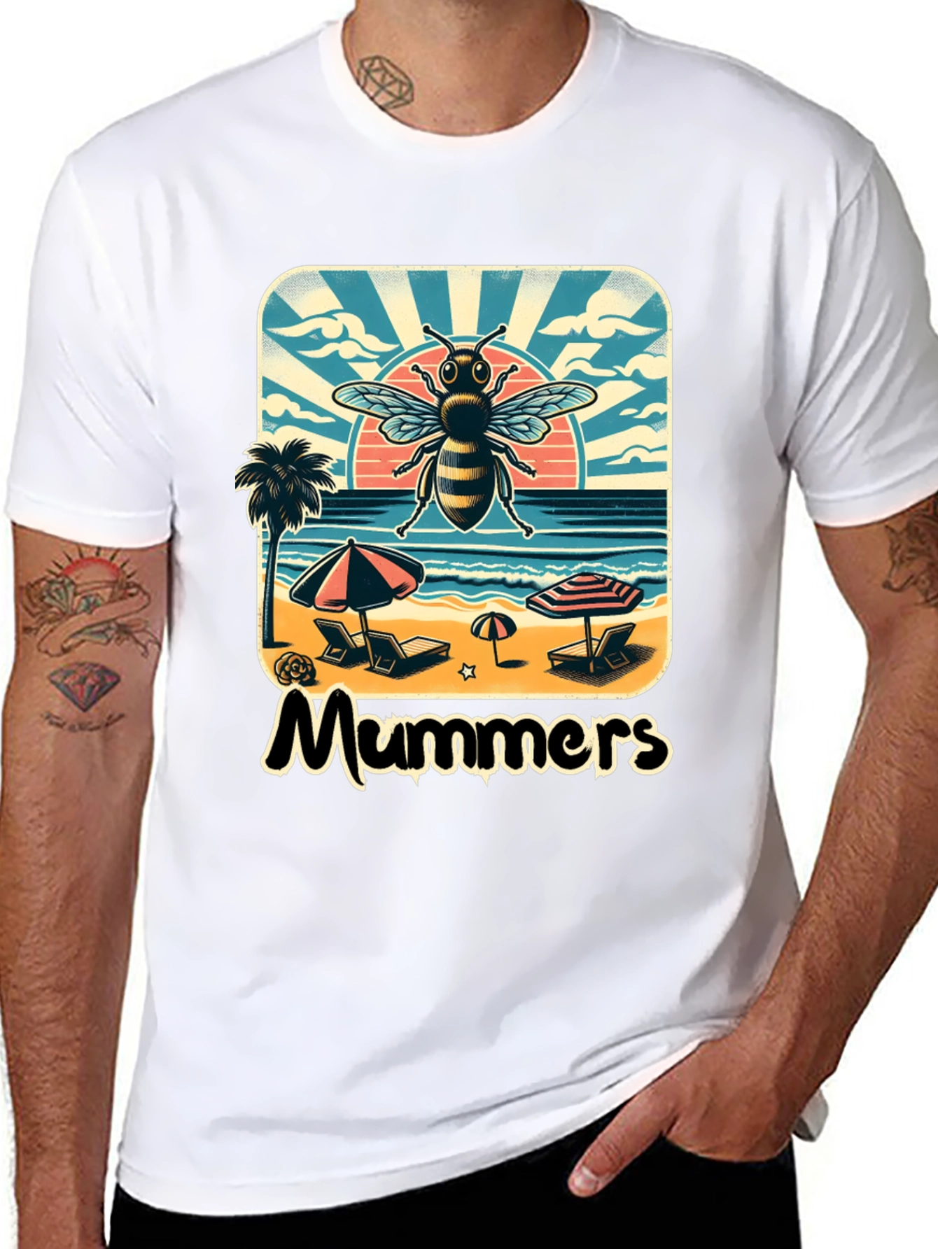 Mummers Beach Bee T-Shirt - Summer Style