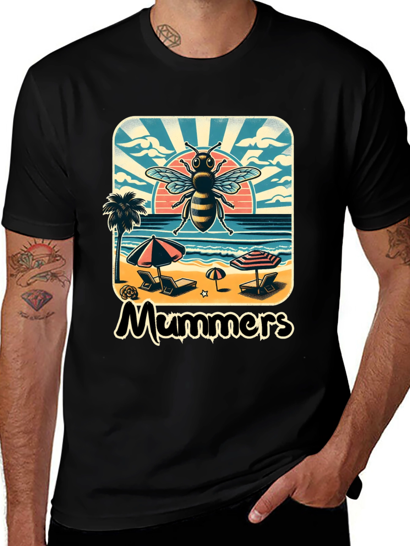 Mummers Beach Bee T-Shirt - Summer Style