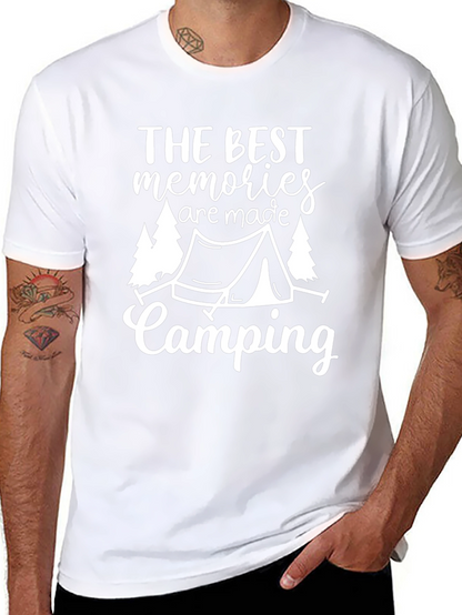 Camping Memories Graphic Tee - Black Unisex T-Shirt