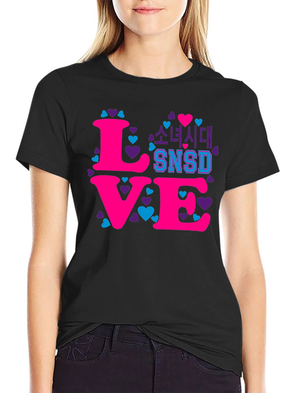 Love SNSD Tee - K-Pop Heart T-Shirt