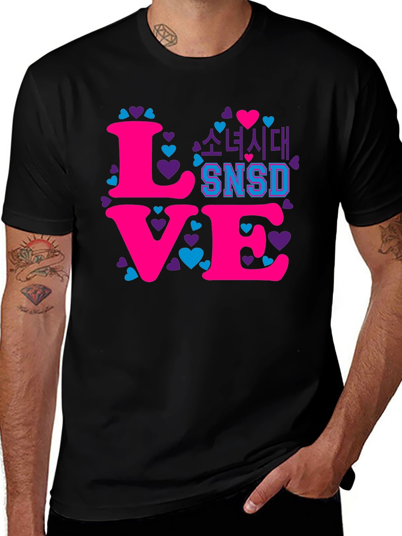 Love SNSD Tee - K-Pop Heart T-Shirt