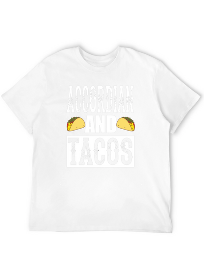 Accordion and Tacos Graphic Tee