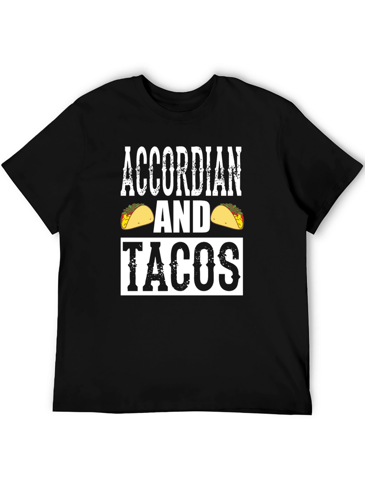 Accordion and Tacos Graphic Tee