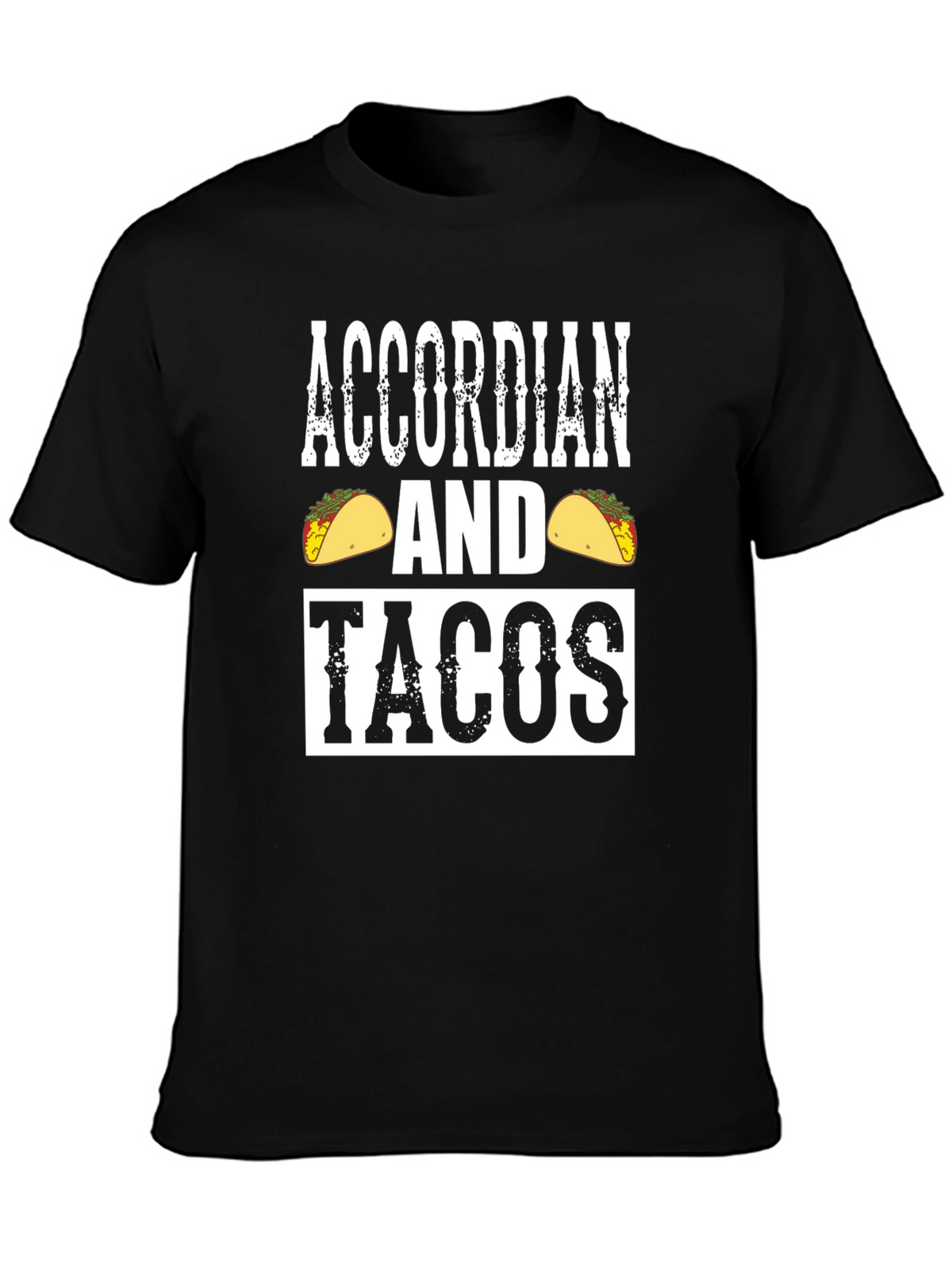 Accordion and Tacos Graphic Tee