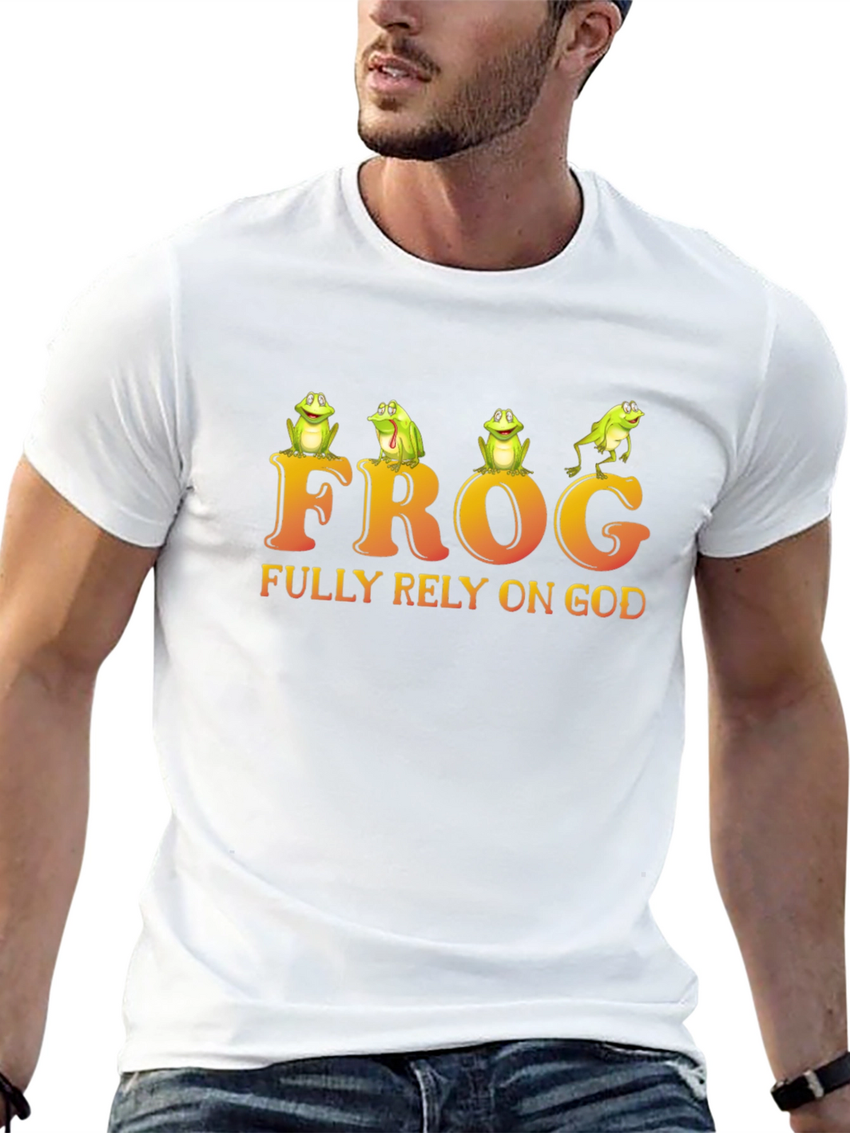 FROG Fully Rely On God Graphic T-Shirt