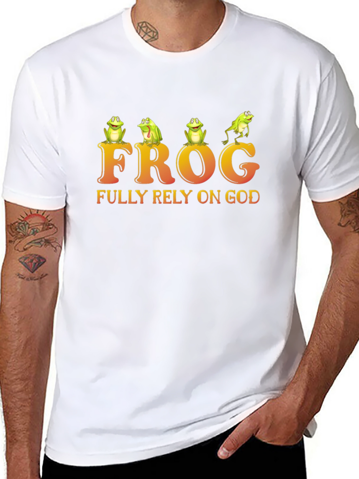 FROG Fully Rely On God Graphic T-Shirt