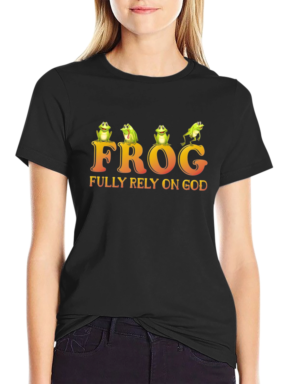 FROG Fully Rely On God Graphic T-Shirt
