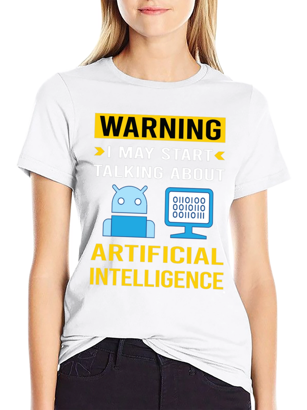 Warning AI Humor T-Shirt
