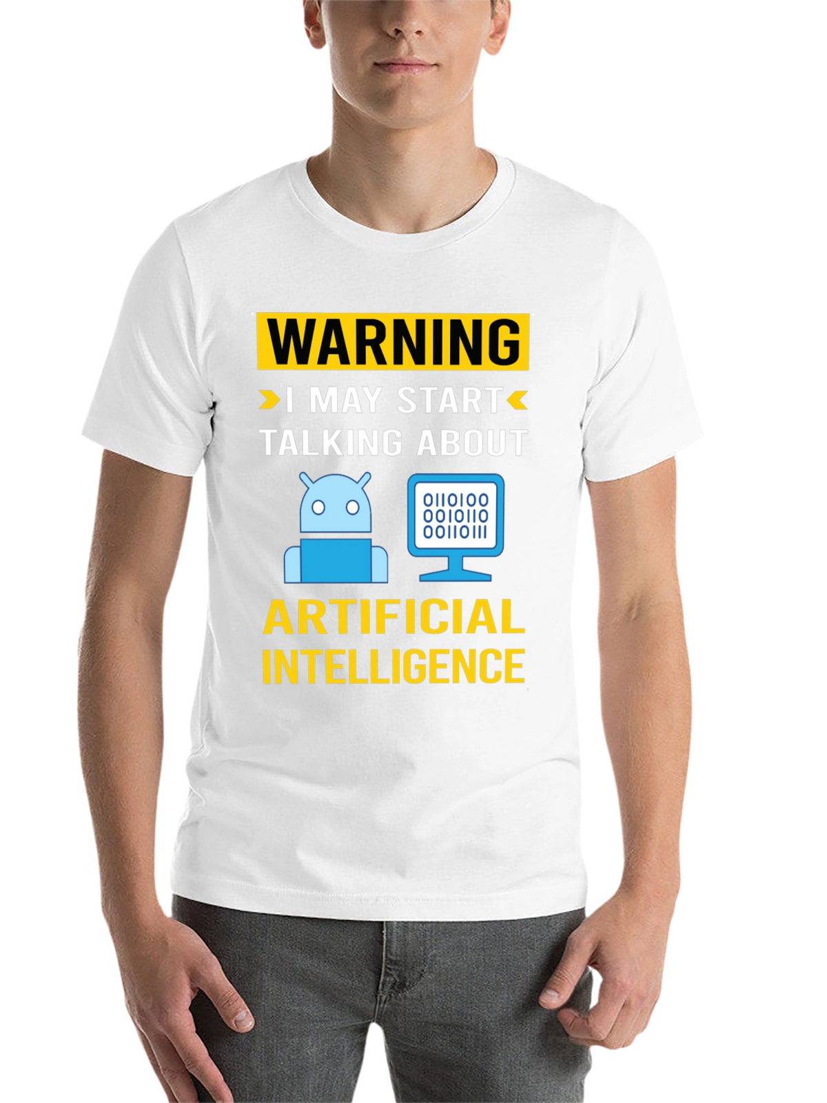 Warning AI Humor T-Shirt
