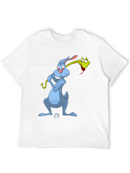 Golfing Rabbit & Snake Tee