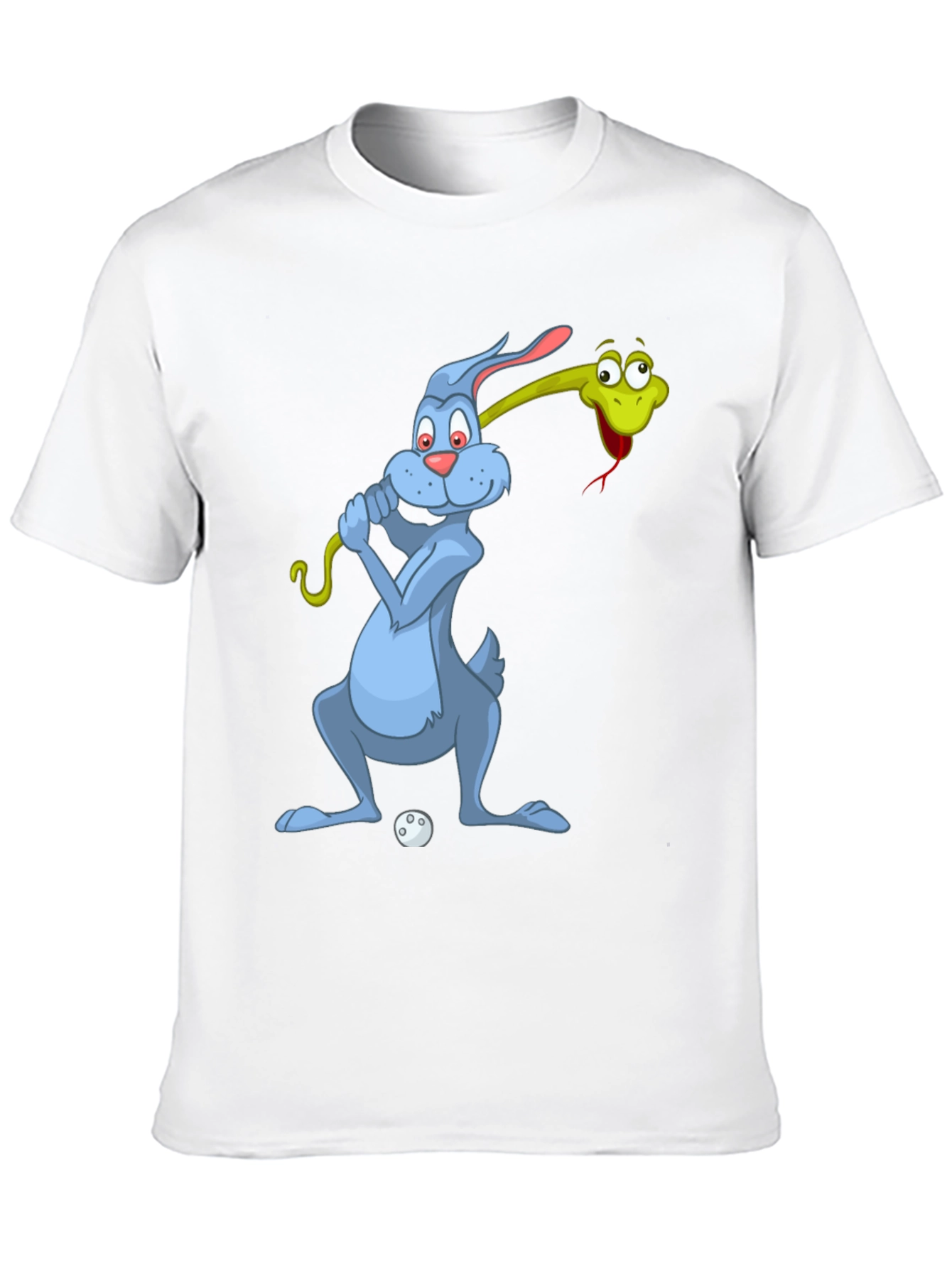Golfing Rabbit & Snake Tee