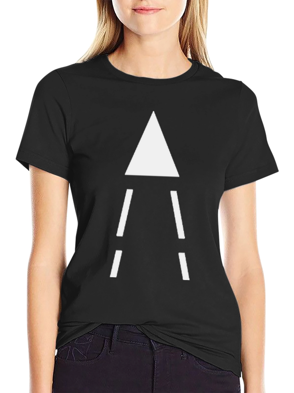 Minimalist Triangle Tee - Modern Graphic T-Shirt