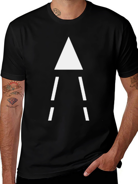 Minimalist Triangle Tee - Modern Graphic T-Shirt