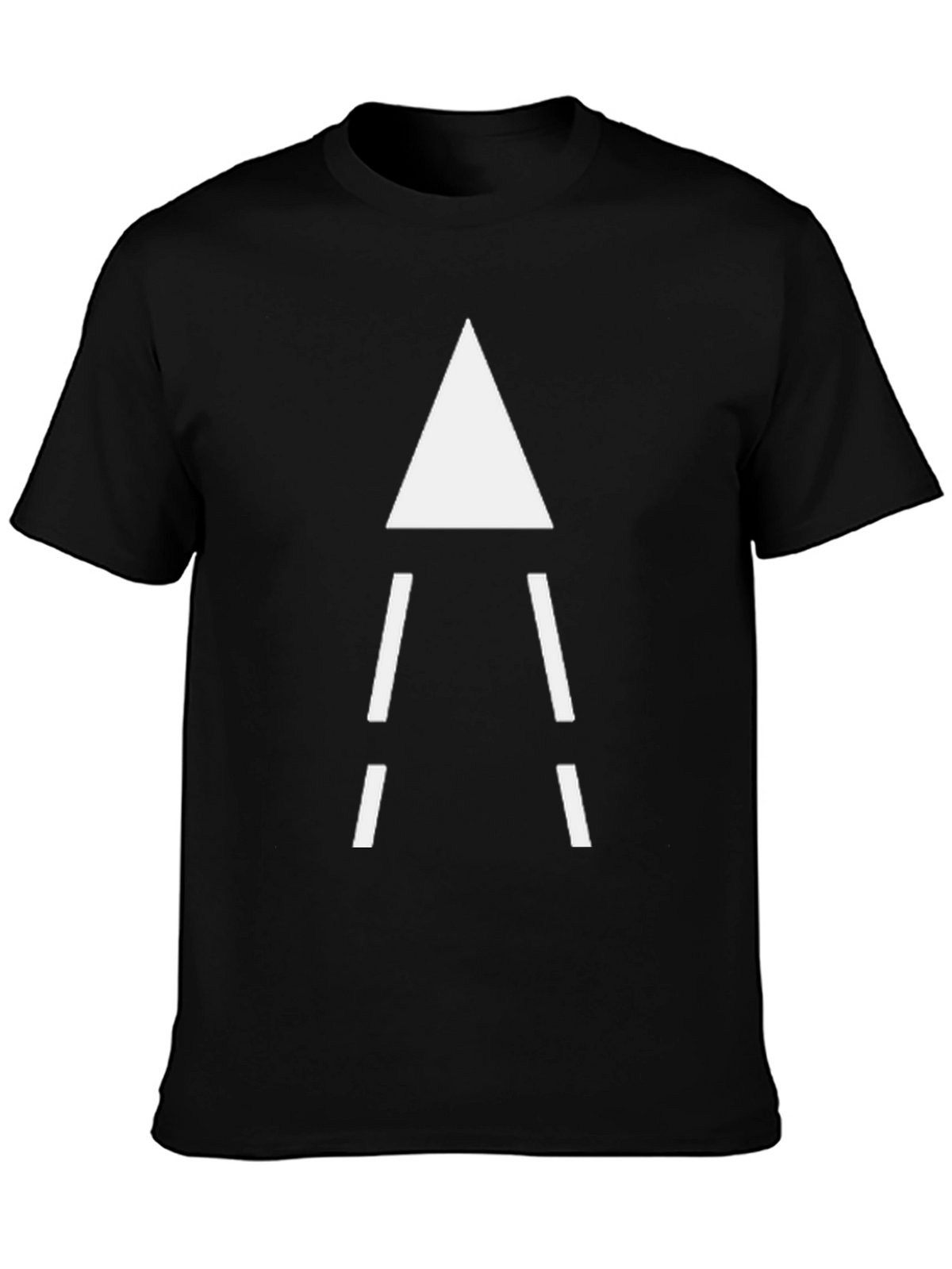 Minimalist Triangle Tee - Modern Graphic T-Shirt