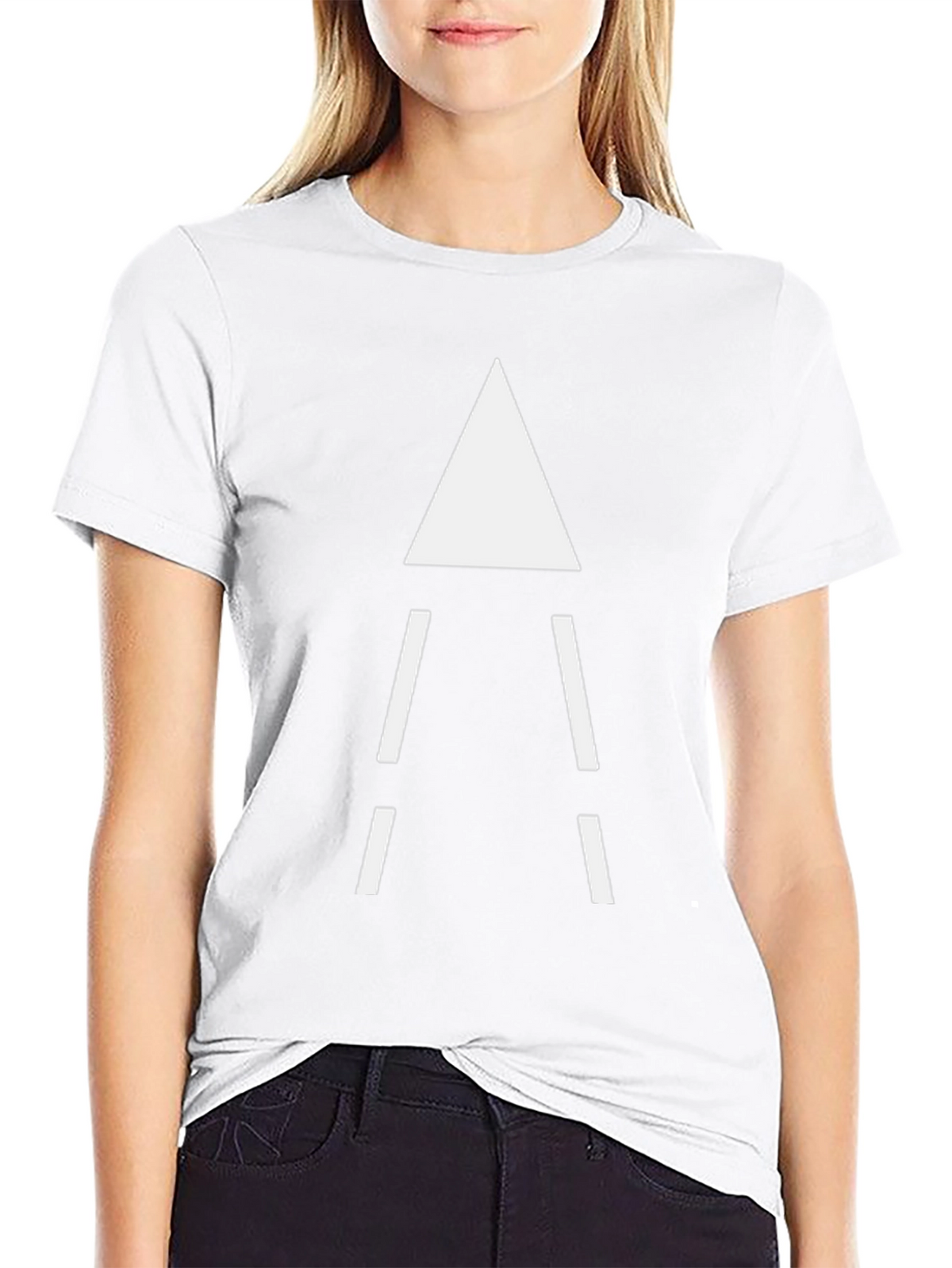 Minimalist Triangle Tee - Modern Graphic T-Shirt