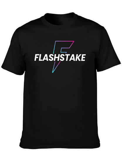 Flashstake Black Graphic T-Shirt
