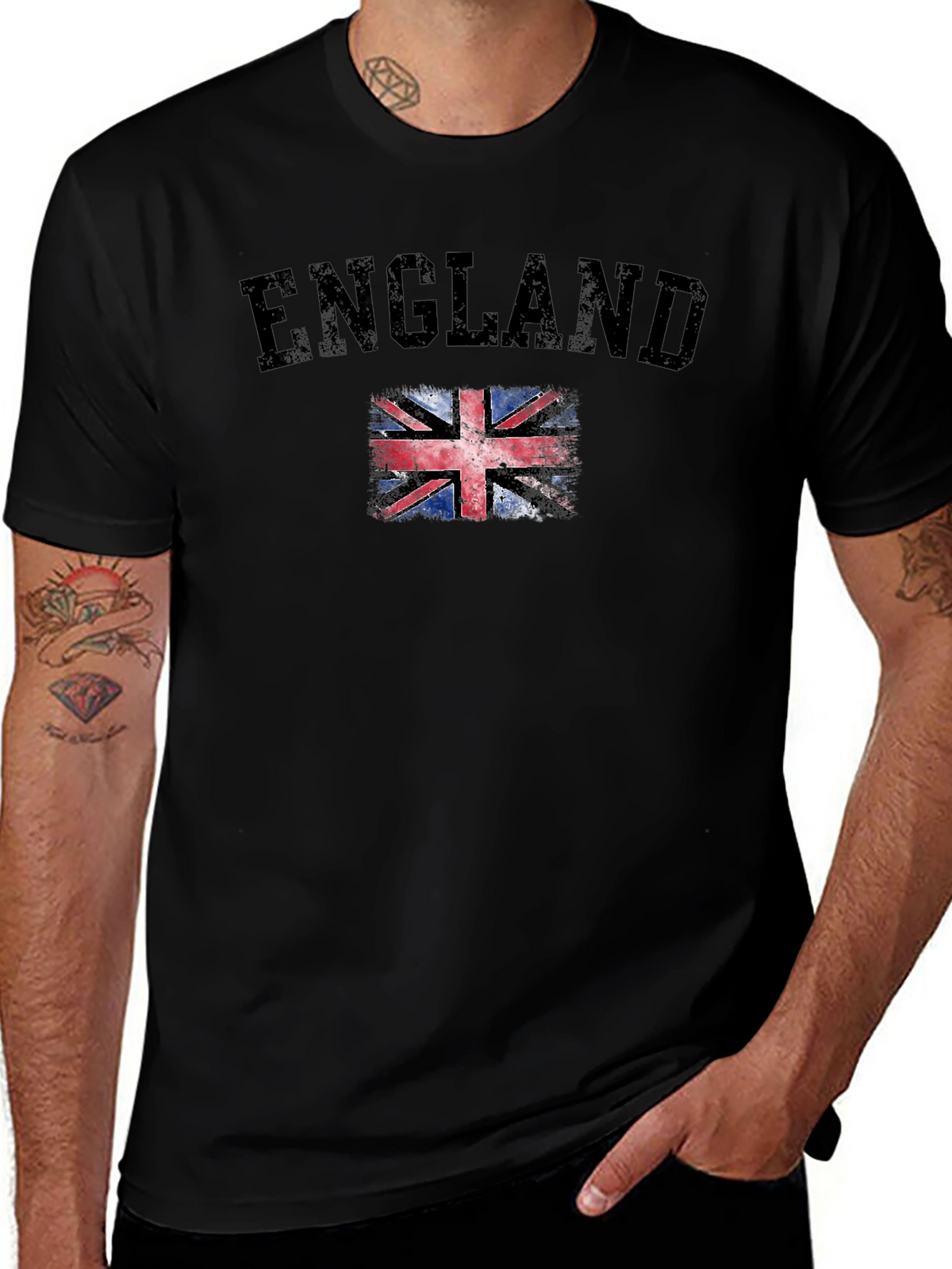 England Flag Graphic T-Shirt