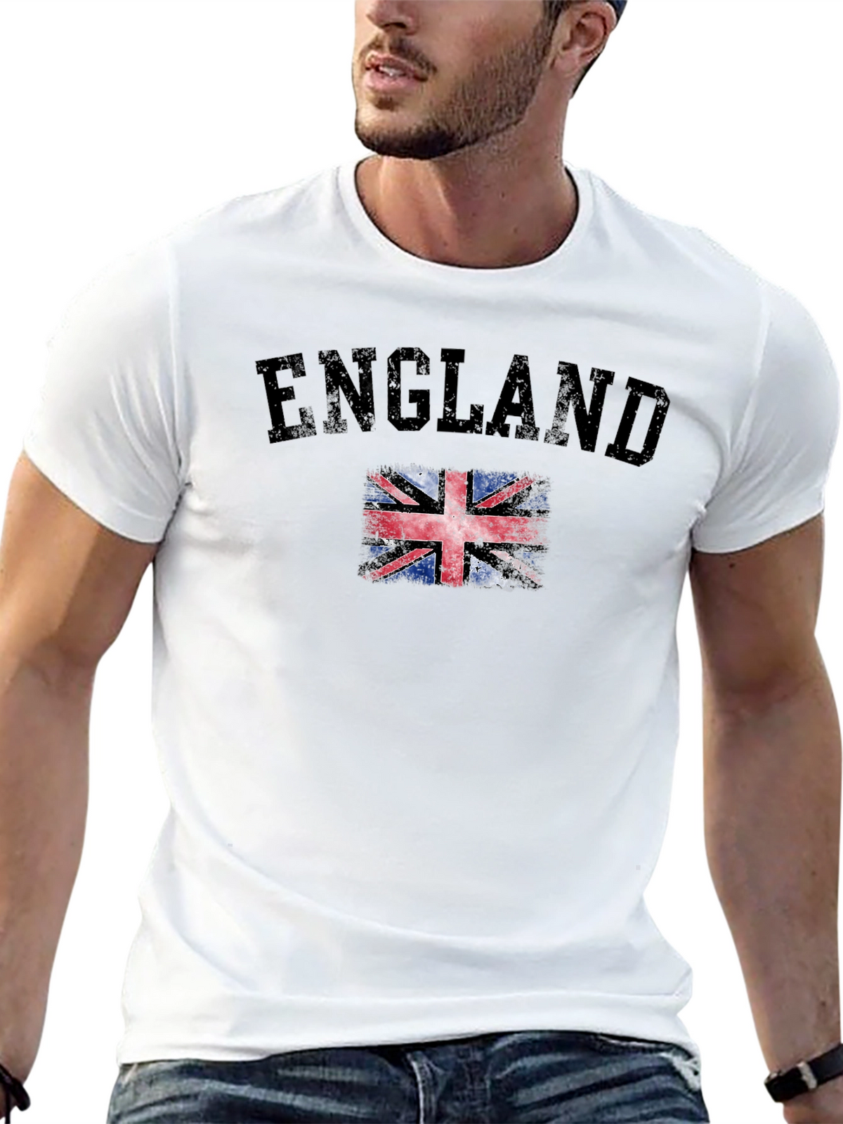 England Flag Graphic T-Shirt
