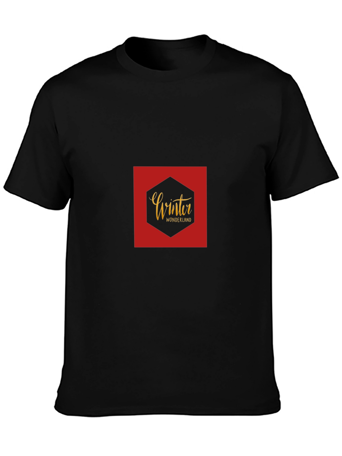 Winter Wonderland Graphic Tee - Black