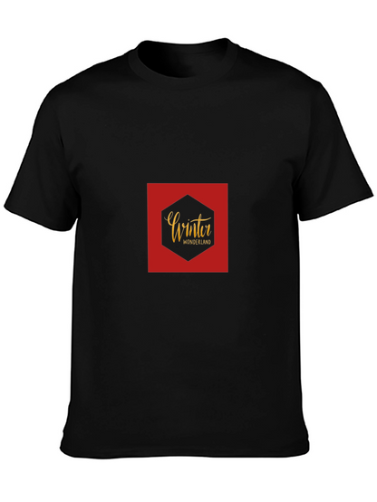 Winter Wonderland Graphic Tee - Black