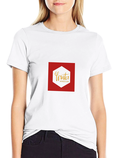 Winter Wonderland Graphic Tee - Black