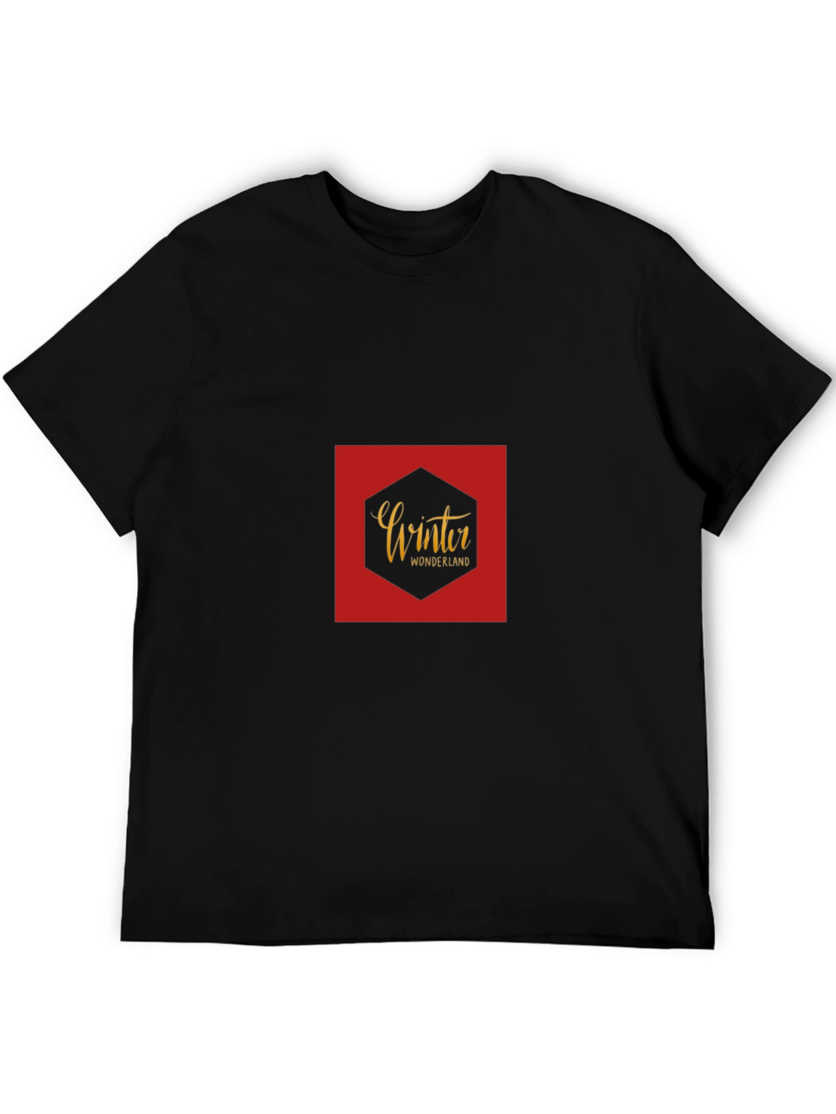 Winter Wonderland Graphic Tee - Black