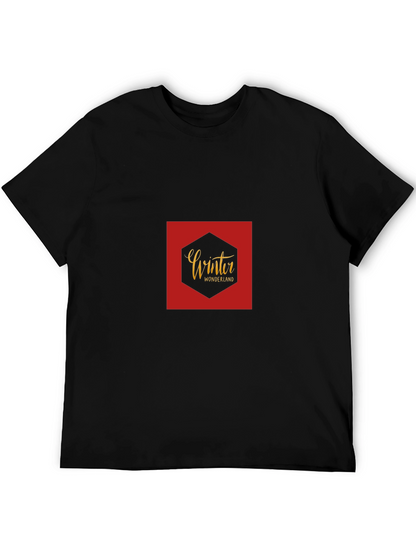 Winter Wonderland Graphic Tee - Black