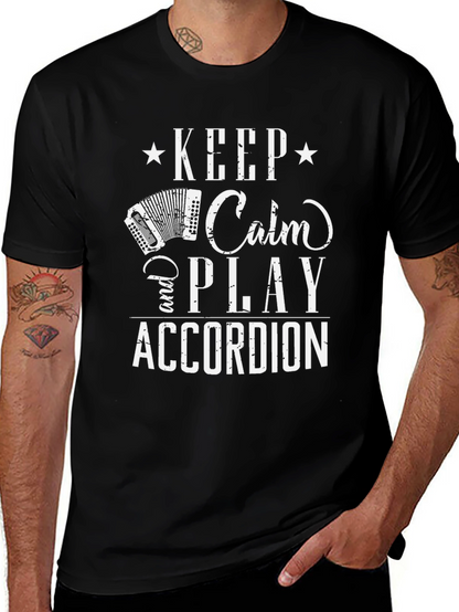 Keep Calm & Play Accordion T-Shirt
