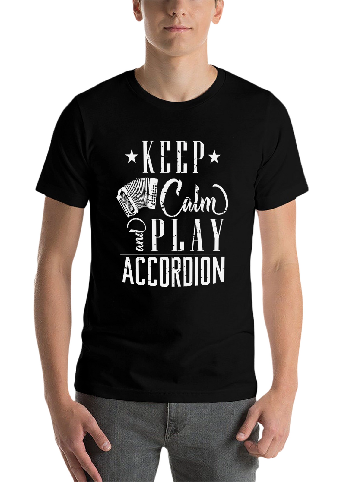 Keep Calm & Play Accordion T-Shirt