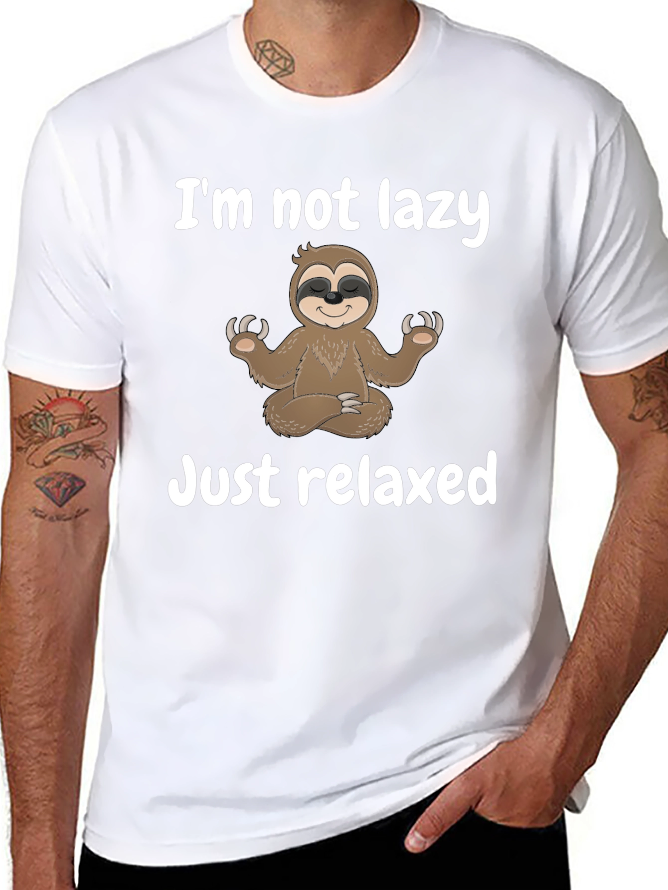 Relaxed Sloth T-Shirt - Im Not Lazy