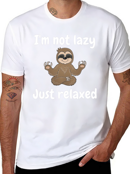 Relaxed Sloth T-Shirt - Im Not Lazy