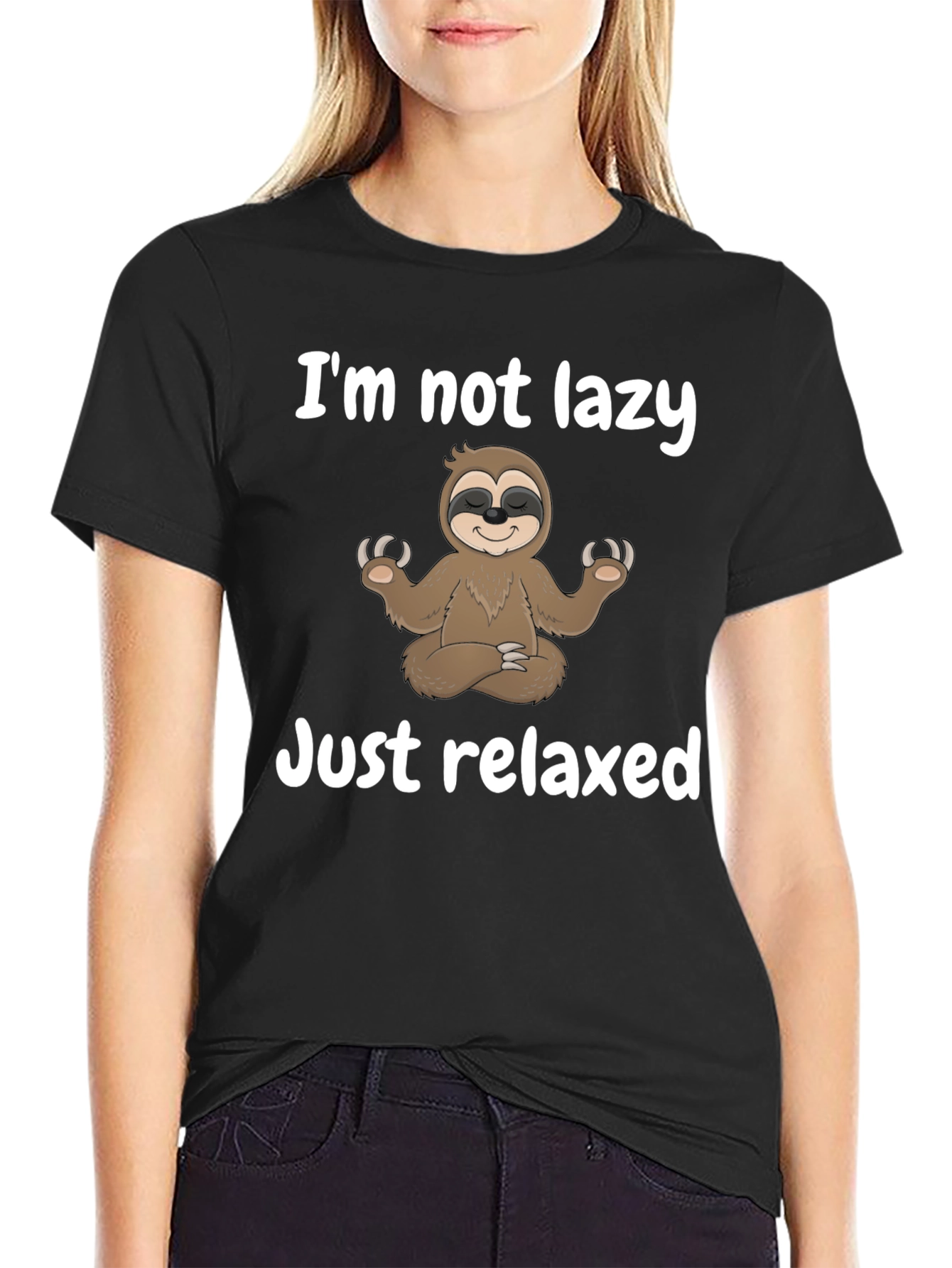Relaxed Sloth T-Shirt - Im Not Lazy