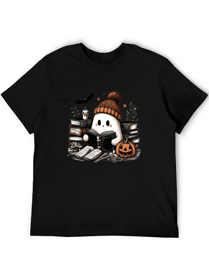 Reading Ghost T-Shirt - Cute Halloween Tee