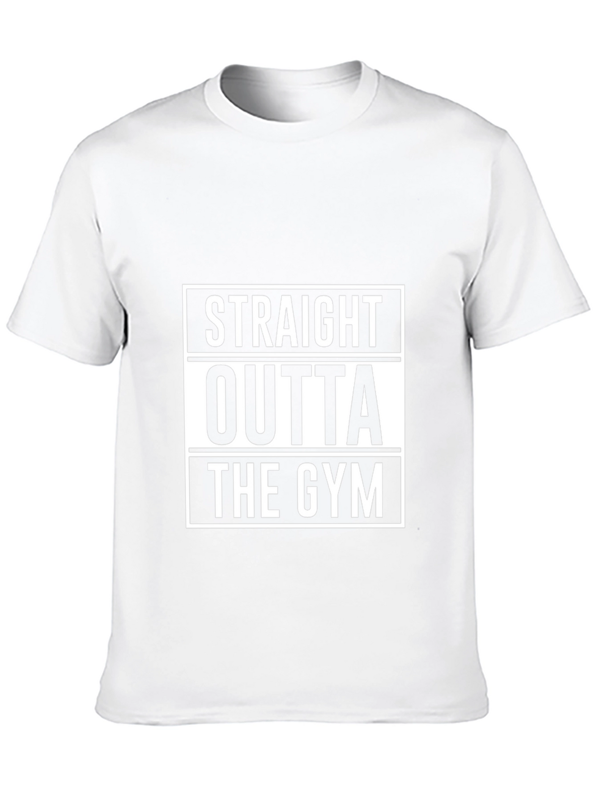 Straight Outta The Gym Black T-Shirt