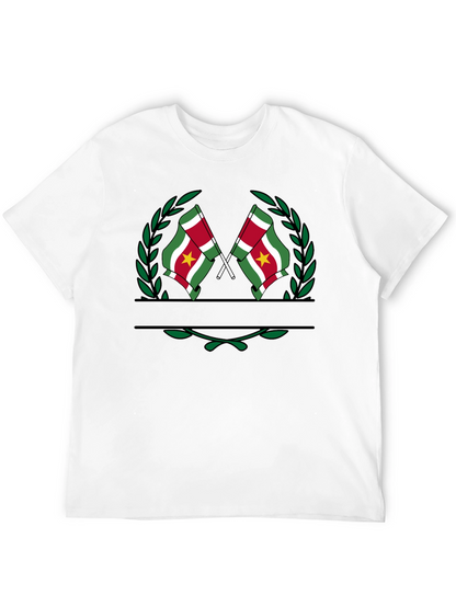 Suriname Flag T-Shirt - Black Graphic Tee