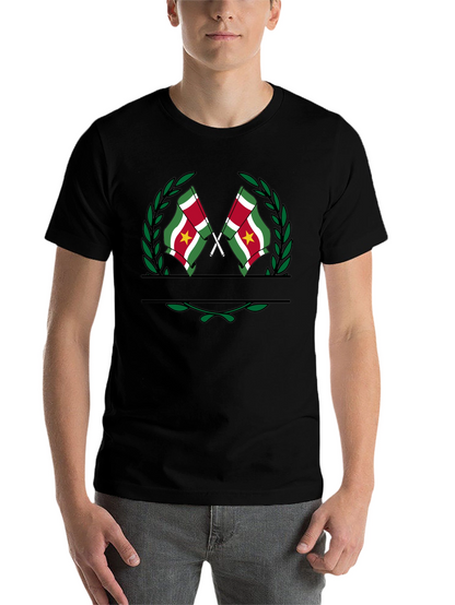 Suriname Flag T-Shirt - Black Graphic Tee